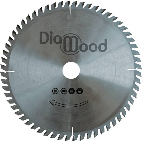 Lame de Scie Circulaire HM D. 305 x Al. 30 x ép. 3.2/2.2 mm x Z60 Alt Neg pour Bois - Diamwood