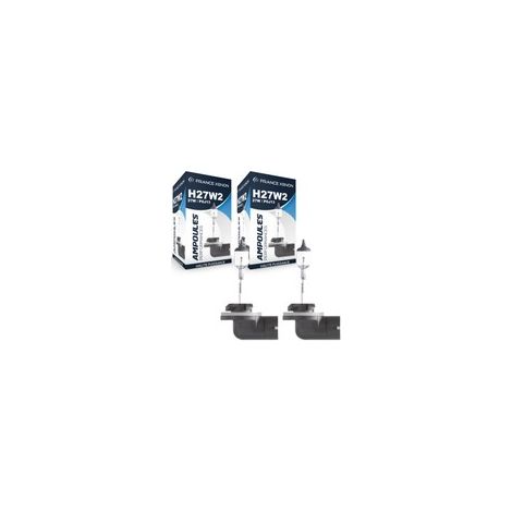 2 x Ampoules H27/2 881 27W 12V ORIGINE - FRANCE-XENON - PGJ13 - Halogène (1/3)