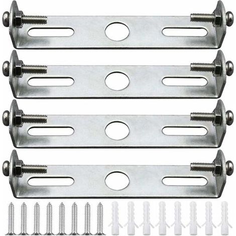 Confezione da 4 staffe per plafoniere, accessori per lampade a sospensione da 105 mm, plafoniere a sospensione, piastre di base per plafoniere (1/5)