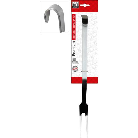 FORCHETTONE DA CUCINA PREMIUM IN ACCIAIO INOX 36 CM – FORCHETTA PER CARNE E ARROSTI