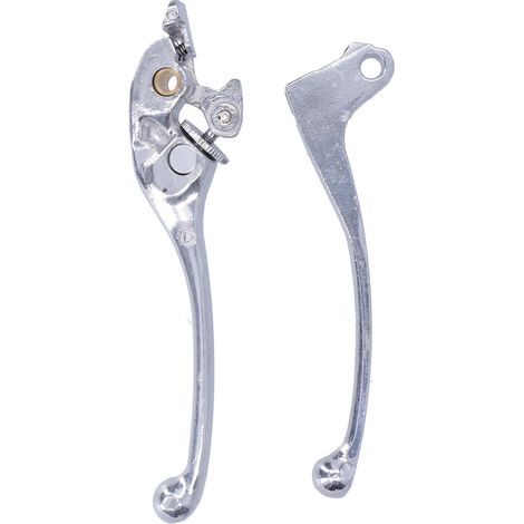 Palancas de freno y embrague de aluminio para motocicletas Honda VT250, CBR250, CBR400, CBR600, VTR250 - Juego de 2 piezas con reemplazo directo