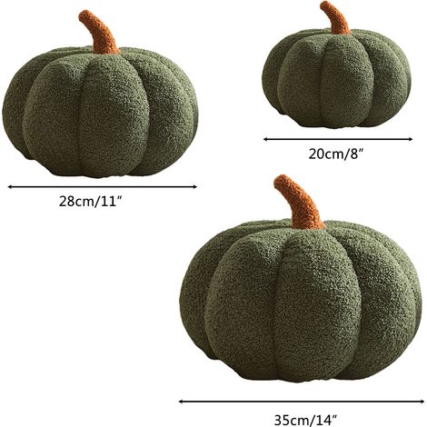 Citrouille artificielle en peluche, citrouille d'automne, décorations d'Halloween et de Thanksgiving, articles de fête (1/5)