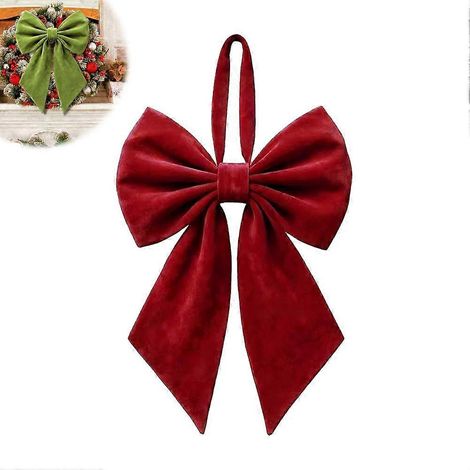 Large Bowknot For Festival Tree Or Door Hanging Ornament Party Wedding Decors