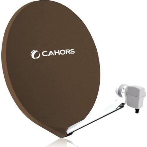 Parabole - CAHORS - SMC IX 70 UNI - 70 cm - Marron - LNB Inclus