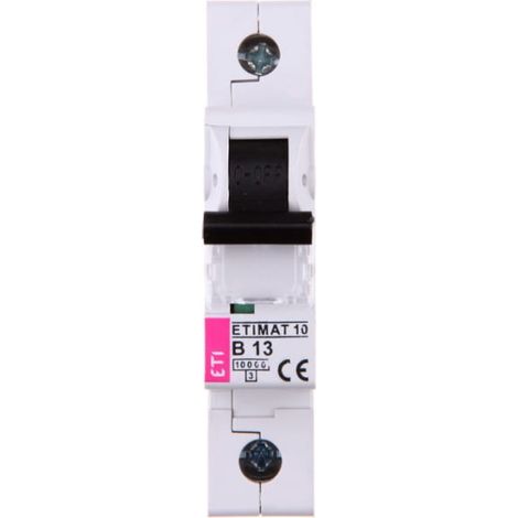 Disjoncteur 1P B 13A 10kA AC ETIMAT10 002121715