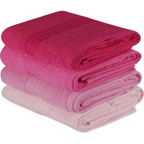 Juego de toallas de cocina Set Light Rosa Rosa Dusty Rose Fuchsia (1/5)