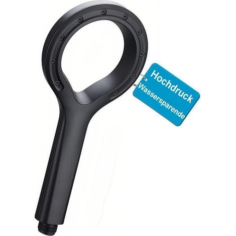 Pommeau de douche haute pression et économie d'eau, design anti-calcaire, universel (1/5)