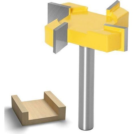 8-mm-Schaft-Fräser, CNC-Fräser, CNC-Fräser, Spoilboard T-Schaft (1/5)