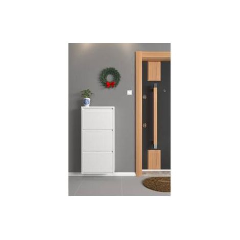 SCARPIERA 3A METALLO CM 50X15X104 BIANCO