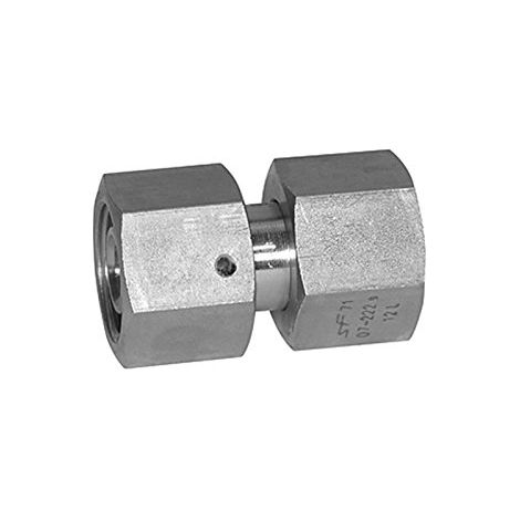 Raccord droit réglable - Cône d'étanchéité - Écrou M30 x 2,0 i - Tube Ø 22 mm - PN max. 160 bar - Acier inoxydable 1.4571