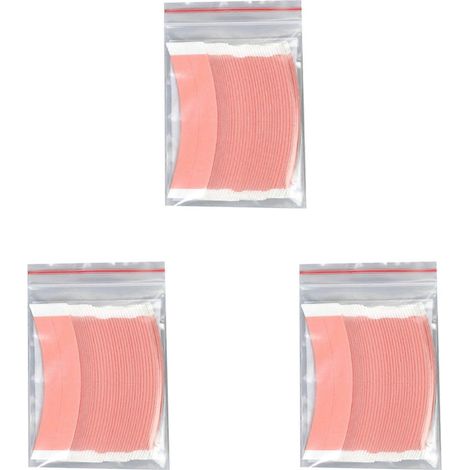 108 bandes adhésives double face Duo-Tac à forte tenue pour toupets et perruques à dentelle, ligne de découpe (1/5)