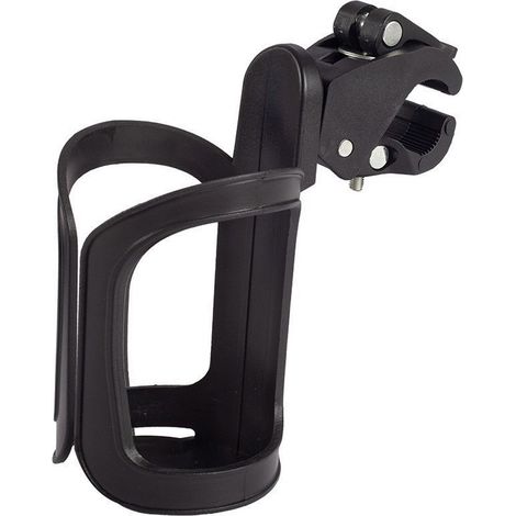 Gyroskopartiger Getränkehalter mit verstellbarem Gurt, 360°-Drehung, auslaufsicher, universell einsetzbar für Kinderwagen, Fahrräder und Roller (1/5)
