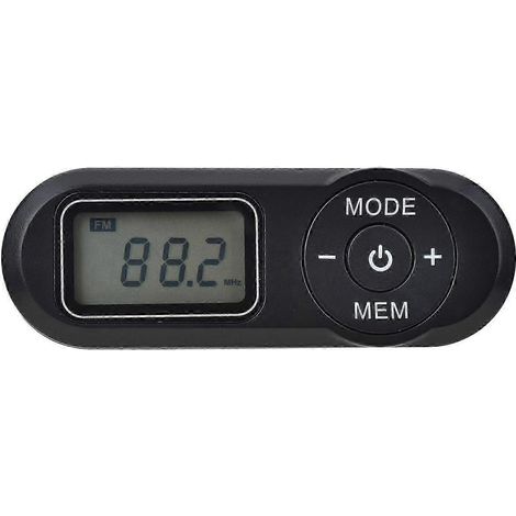 Mini radio FM portable, récepteur radio de poche avec écouteurs, radio FM stéréo avec basses profondes pour la marche, la course et le jogging. (1/5)