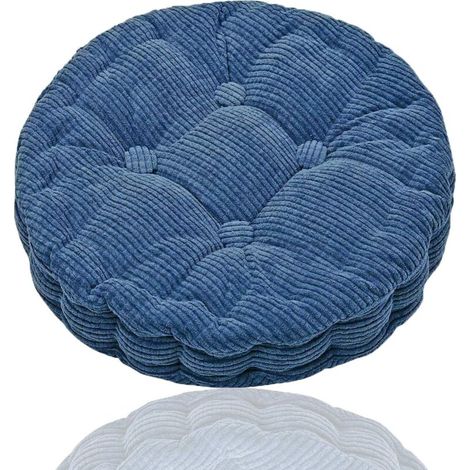 YMYNY Coussin de chaise d'oreiller rond, coussin de chaise suspendu coussin de siège doux, méditation de yoga de siège confortable 45  45cm (1/4)