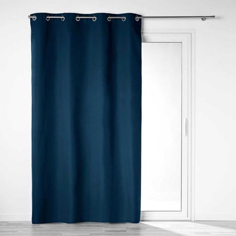 Rideau Occultant "Obscure" 140x260cm Bleu Marine (1/3)