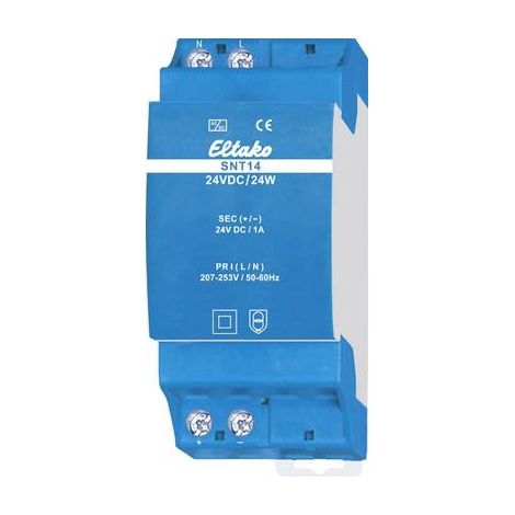 Eltako 30014032 Alimentatore per guida DIN 1 A 24 W Num. uscite:1 x Contenuto 1 pz.