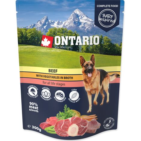 Bœuf de l'Ontario avec légumes en bouillon 300 g