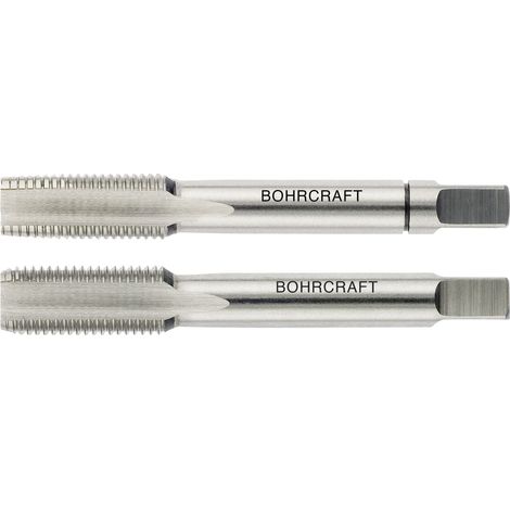 Bohrcraft Hand Gewindebohrer Satz HSSG DIN2181 6H metrisches Feingewinde 8x1,0 (1/4)