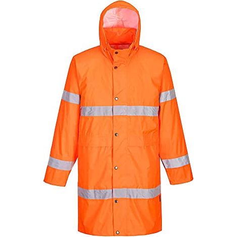 Cappotto Impermeabile Ad Alta Visibilita' Arancione Arancio 2XL (1/2)