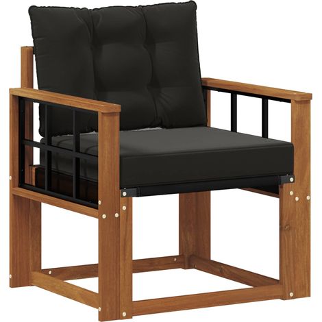 Maison Exclusive - 2 Stück Outdoor-Sofa Massivholz Akazie Natur (1/5)