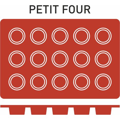 Moule Silicone 15 Petits Fours Ø 40 mm - Pujadas