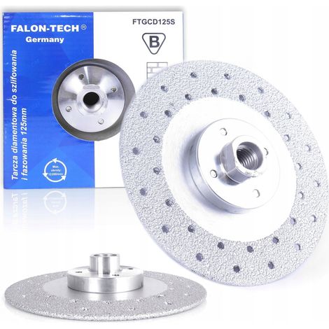 Disque diamant FALON-TECH FTGCD125S M14 125 mm pour grès cérame et céramique