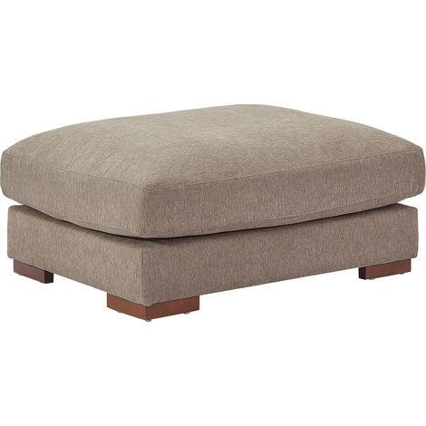 Pouf in tessuto testurizzato talpa - SPERONE
