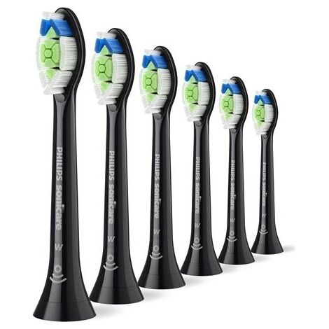 Brossette dentale Philips Sonicare HX6066/88 Optimal White Testine di spazzolino standard - Confezione da 6