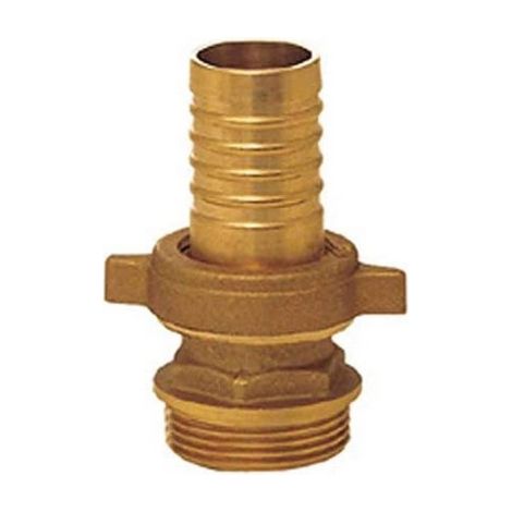 Raccord de tuyau droit en laiton 3 piA ces pour tuyaux 1-1 / 2 &quotx 40 mm