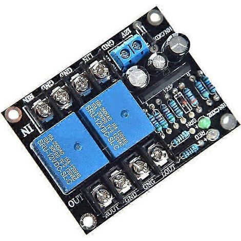 Carte de circuit imprimé de protection de haut-parleur double canal CC UPC1237 avec délai de mise en sourdine au démarrage pour appareils 12-24 V (1/5)