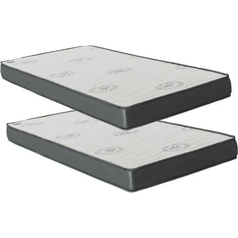 Colchones pack 2 viscoelástico 90x190x20/90x190x15