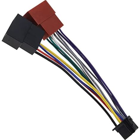 Adaptateur de faisceau autoradio 16 broches vers 8 broches Mini ISO compatible Sony nouveau (1/4)