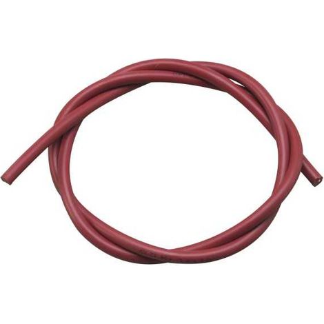 Câble haute tension silicone D.7 rouge au mètre