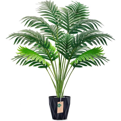 Plantes Artificielles Interieur Palmier en Pot,71cm Fausse Plante Idéal pour la Décoration de Salon, Chambre, Bureau et Jardin (1/5)