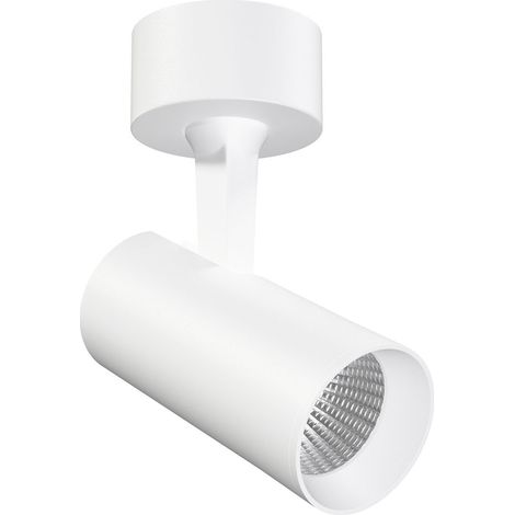 Projecteur LED orientable Picolo Base 9,5W Blanc mat - Optiques 15°/38°/60° - Sélecteur de couleur 2700K/3200K/4000K - Beneito & Faure