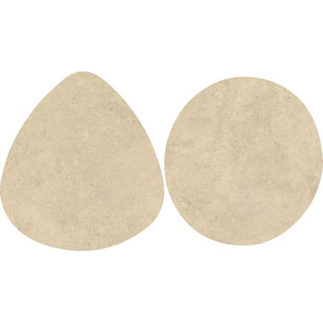 Carrelage effet Pierre Calcaire Beige Sable Galets XL 59,5x59,5x0,9 cm Rocalta - Sol extérieur (vendu par carton de 1,022 m²) - RO'MA CARRELAGE