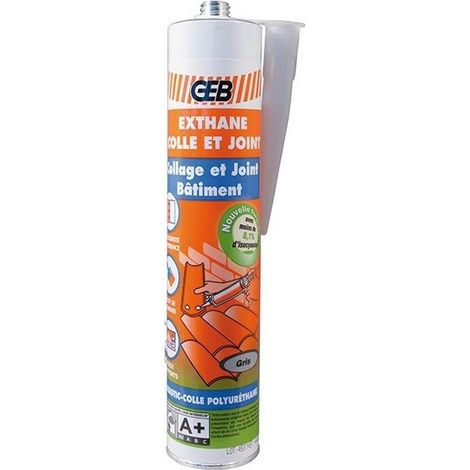 593951 Exthane Pegamento y junta de poliuretano gris cartucho 300ml