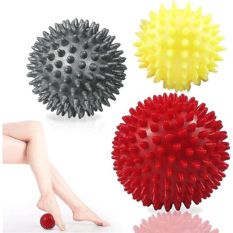 Lot de 3 balles de massage en forme de hérisson (1/5)