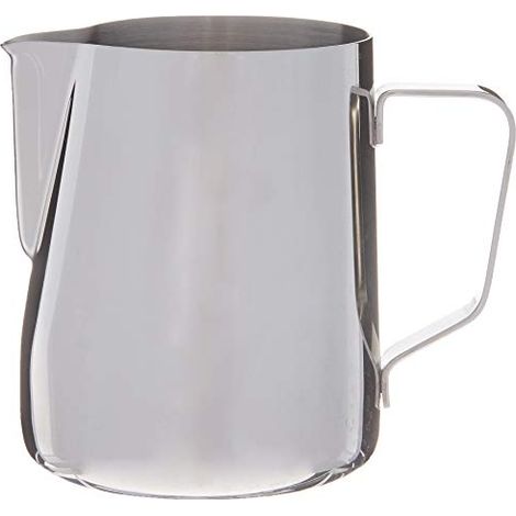 Rhinowares Jarra de leche profesional plateada 600 ml