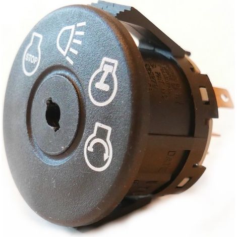 Contacteur à clé pour tracteur tondeuse – Interrupteur automatique complet – Compatible avec modèles MTD et Cub Cadet – Vendu sans clé