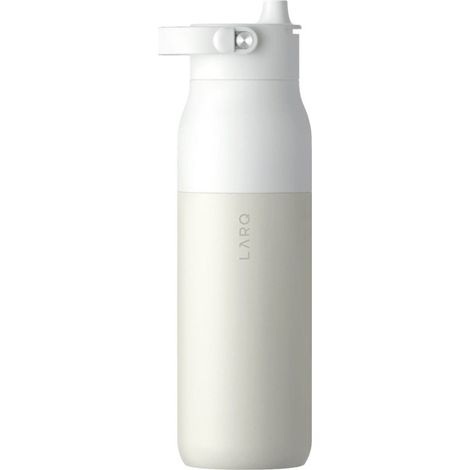 LARQ PureVis 2 Uso diario, Fitness, Senderismo, Deportes 680 ml Acero inoxidable Beige, Blanco