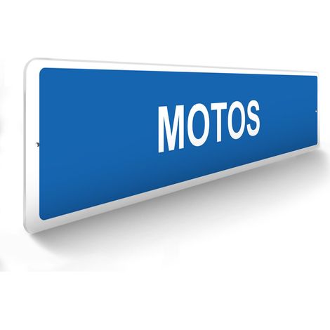 Panneau de signalisation pour parking · Motos -  48 x 10 cm (1/5)