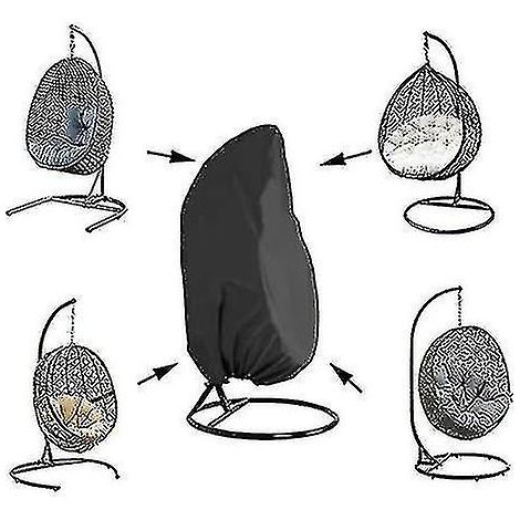 Housse imperméable pour fauteuil suspendu avec cordon de serrage résistant (1/3)