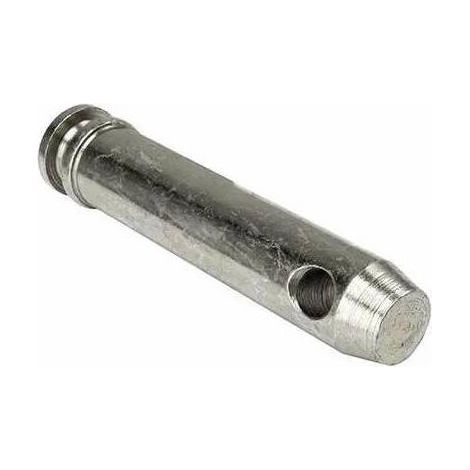Axe d'attelage diamètre 19mm x longueur 162mm 3 points remorque tracteur camion machine agricole piton goupille broche chape (1/2)