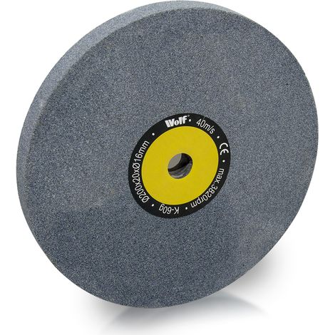Wolf 200x20x16mm K60 Grinding Wheel Stone
