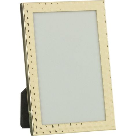 Portafoto Bordo Martellato 15X20 Metallo Oro Large Peraga Christmas