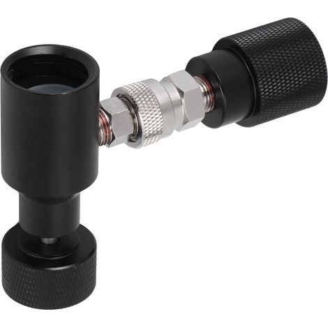 Adaptateur Recharge Bouteille CO2 Connecteur Soda Filetage W21.8-14 Convient pour Soda Club Noir Aluminium (1/5)
