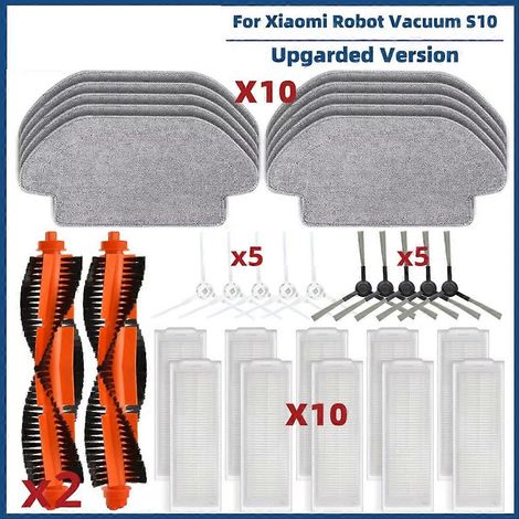 Accessoires pour aspirateur robot Xiaomi S10 S12 T12 B106GL : brosse principale, filtre, etc. (1/5)