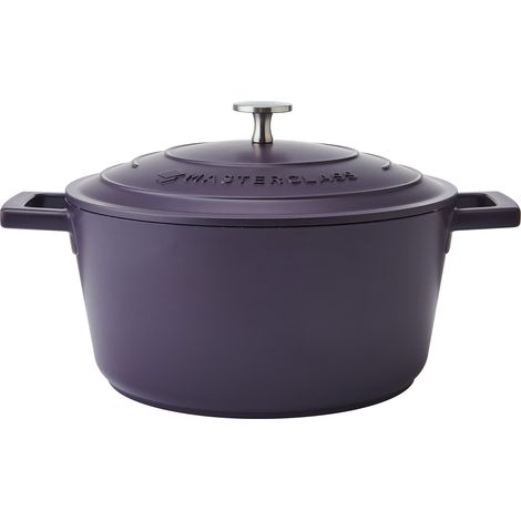 MasterClass Casseruola de in alluminio fuso, viola, 24 cm, 4 litri, in confezione regalo de