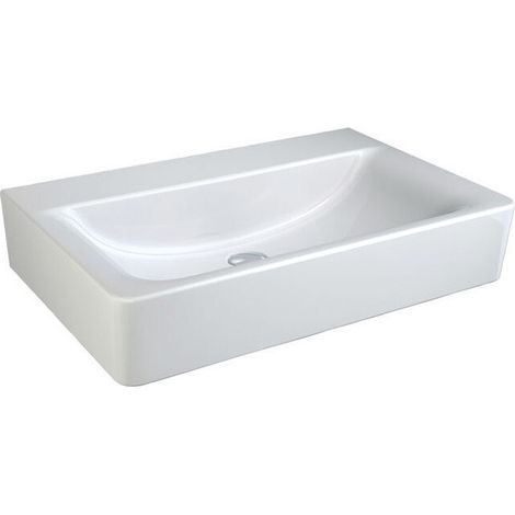 Lavabo CONNECT CUBE sans trou pour robinetterie et trop-plein 550 mm blanc IDEAL STANDARD
